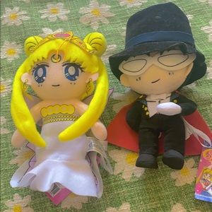 ✨🌙Sailor moon plush and Tuxedo Mask plush✨🌙
